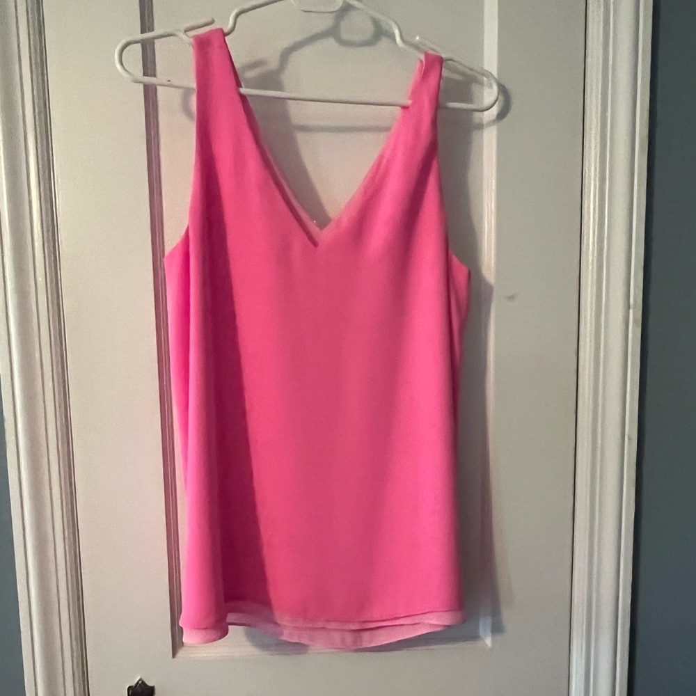 Reversible pink Lilly Pulitzer top.